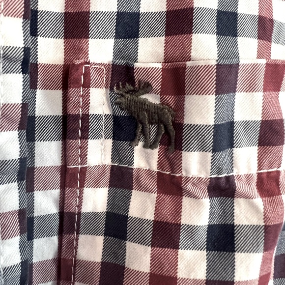 Abercrombie & Fitch Small S Check Long Sleeve Button Down Muscle Fit Shirt - Picture 4 of 4